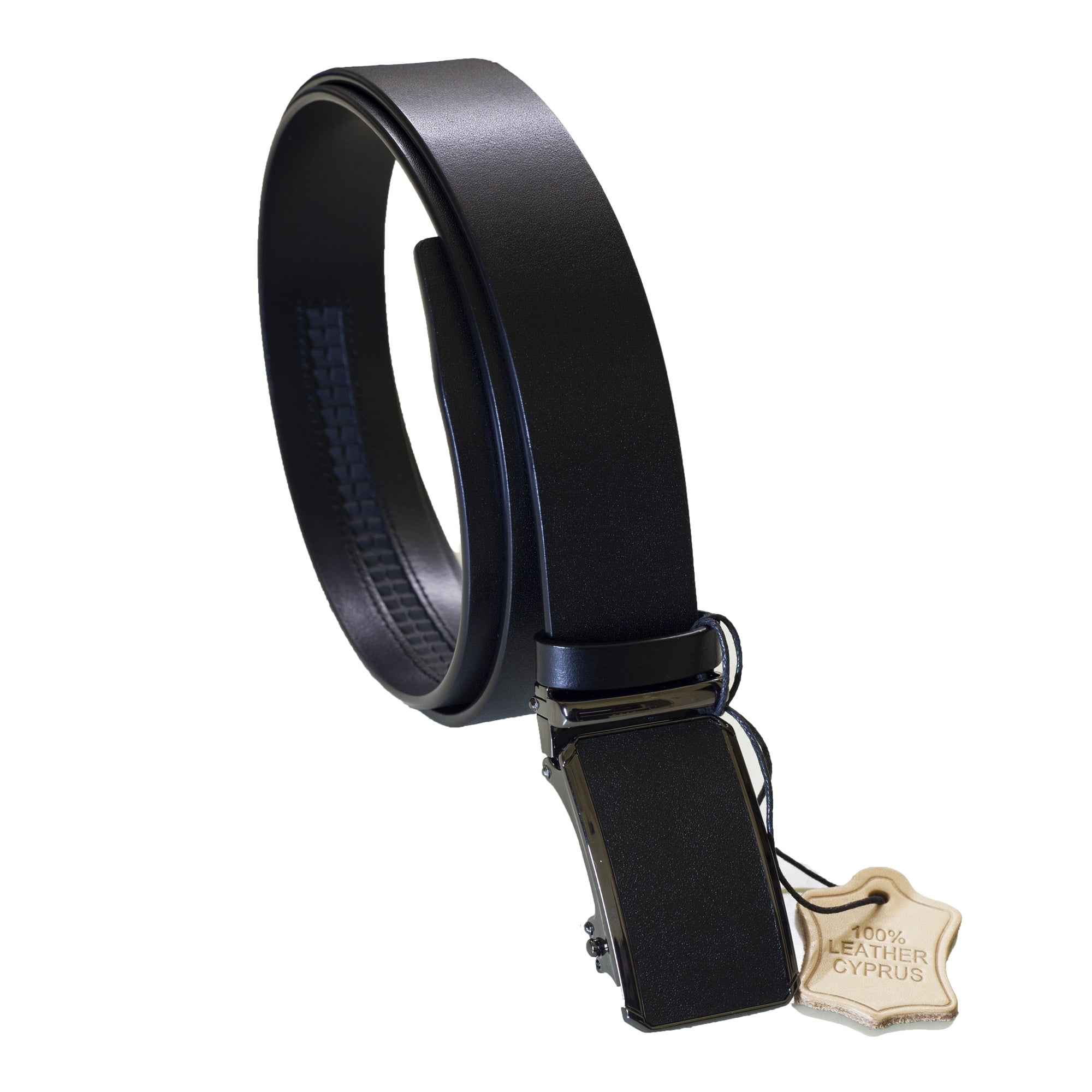 Sleek Black Automatic Ratchet Belt For Men main image 1