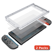 Fosmon 2 Pack For Nintendo Switch 2 Screen Protector Clear, Tempered Glass Screen Protector For Switch 2, Full Coverage Error Free Installation Kit
