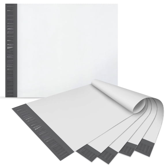 Fosmon 19x24 (200 Pack) Large Poly Mailers, Self-Seal Tear-Proof Waterproof Strong Adhesive Shipping Envelopes Bags for Clothing, Business Suppliers