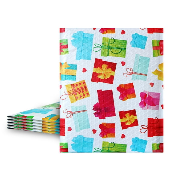 Fosmon [5 PACK] [8.5 x 12 in] Lightweight Bubble Padded Shipping Envelopes Bag