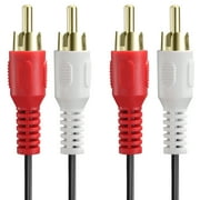 Fosmon 6' Male RCA to Male RCA Cable
