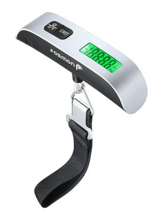 Power By GoGreen Analog Luggage Scale with Hook- Black