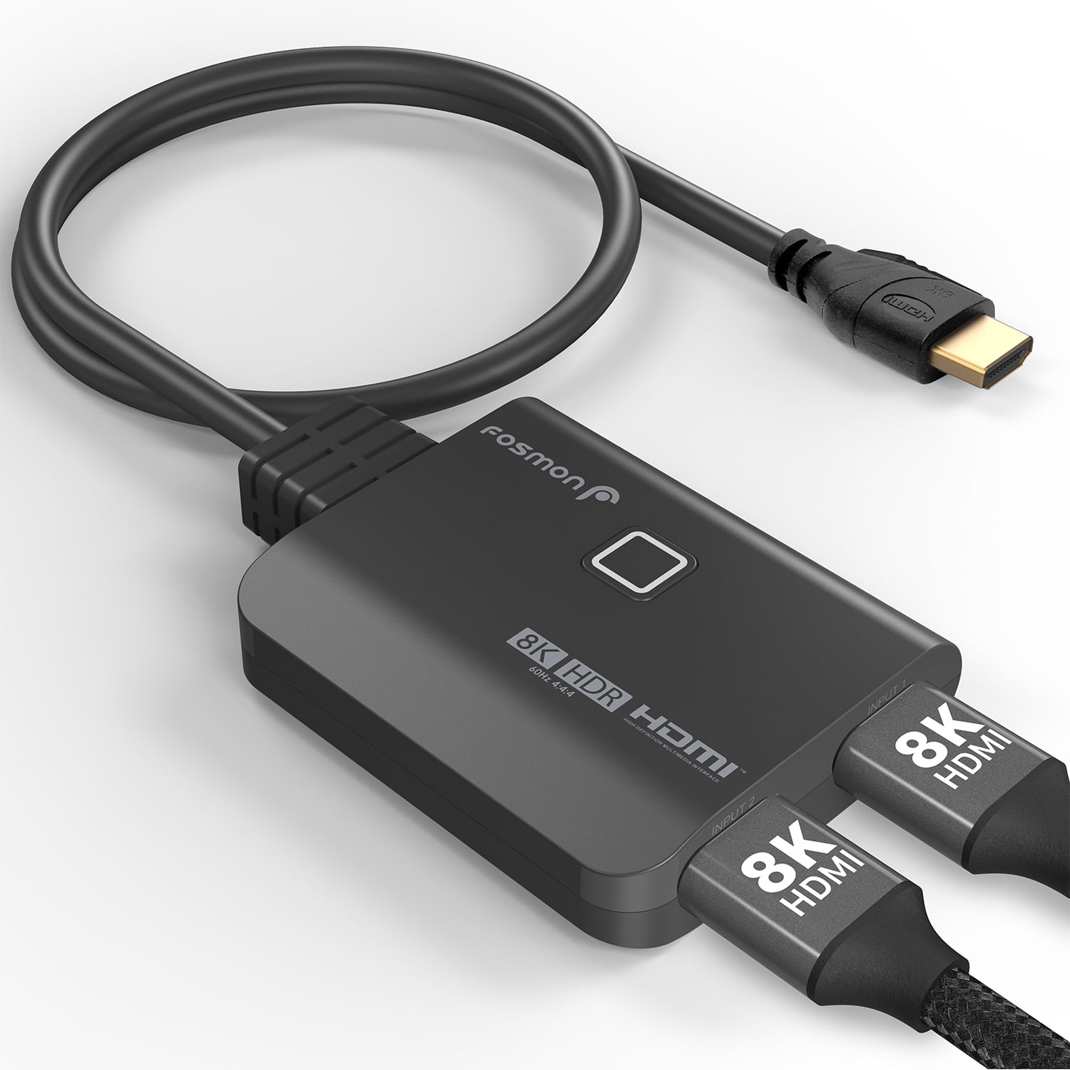 Fosmon HDMI 8K Switch, In Out, 8K@60Hz 4K@120Hz, 48Gbps