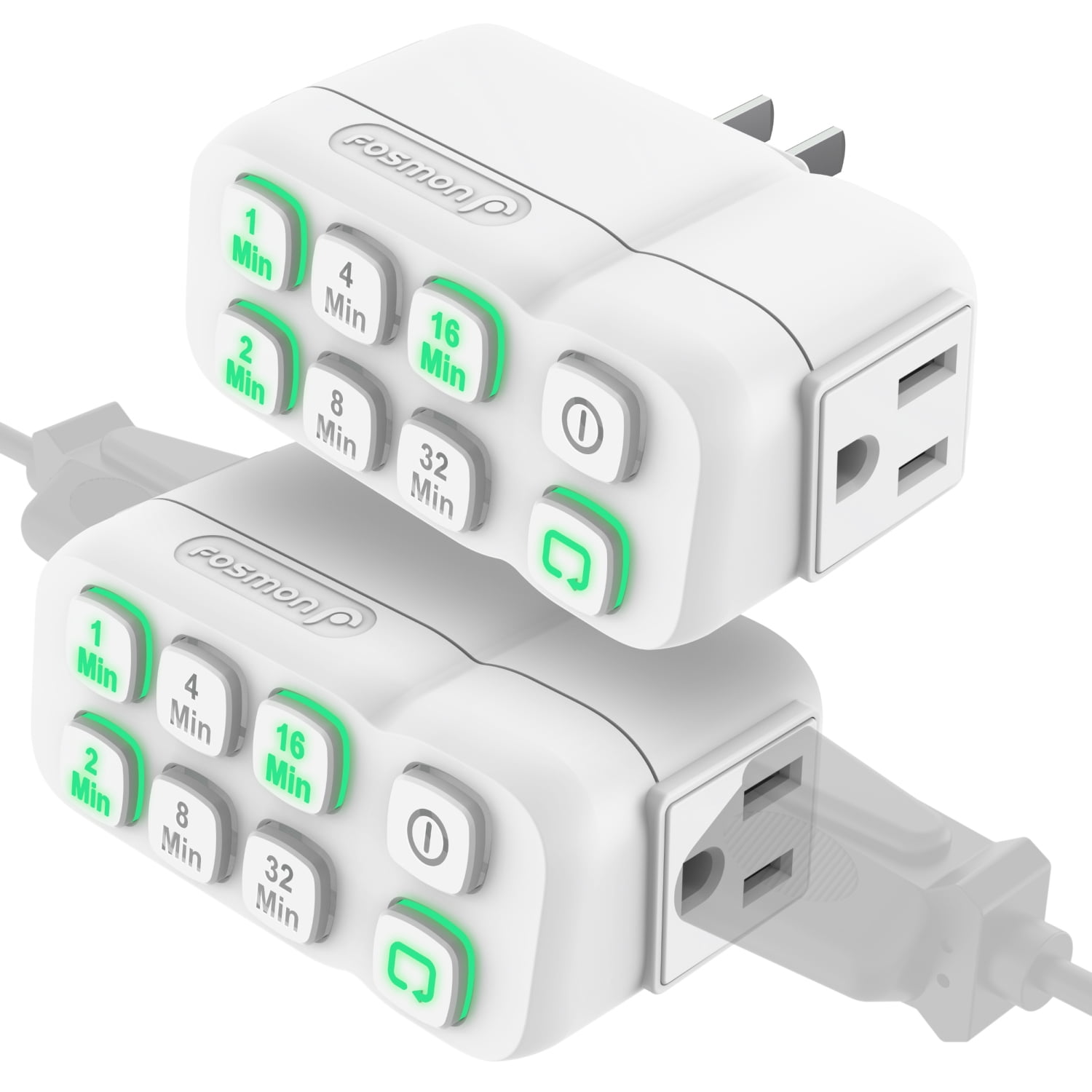 Fosmon Indoor Countdown Timer Outlet Plug in for Electrical Outlets ...