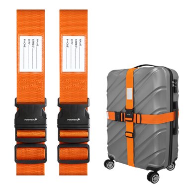 Extra Long Travel Luggage Strap / Packing Belt – Suitcase Baggage Security Strap
