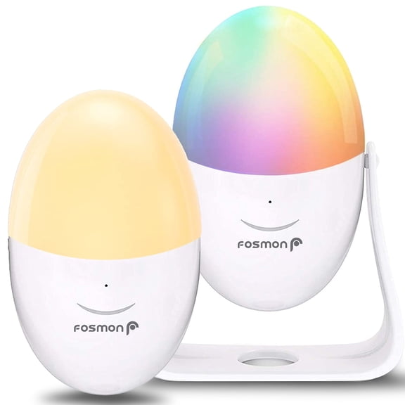Fosmon Kids Safe Rechargeable Night Light, Touch Control Color Changing LED Lamp, Cute Dimmable Nursery & Baby Bedside Light, Up to 150H Battery
