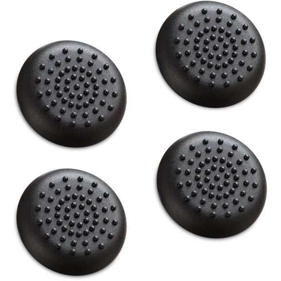 Fosmon 4-Pack Silicone Controller Thumb Grips for Xbox Series X, Series S, Xbox One, Xbox One elite Anti-Slip Joystick Caps, Black