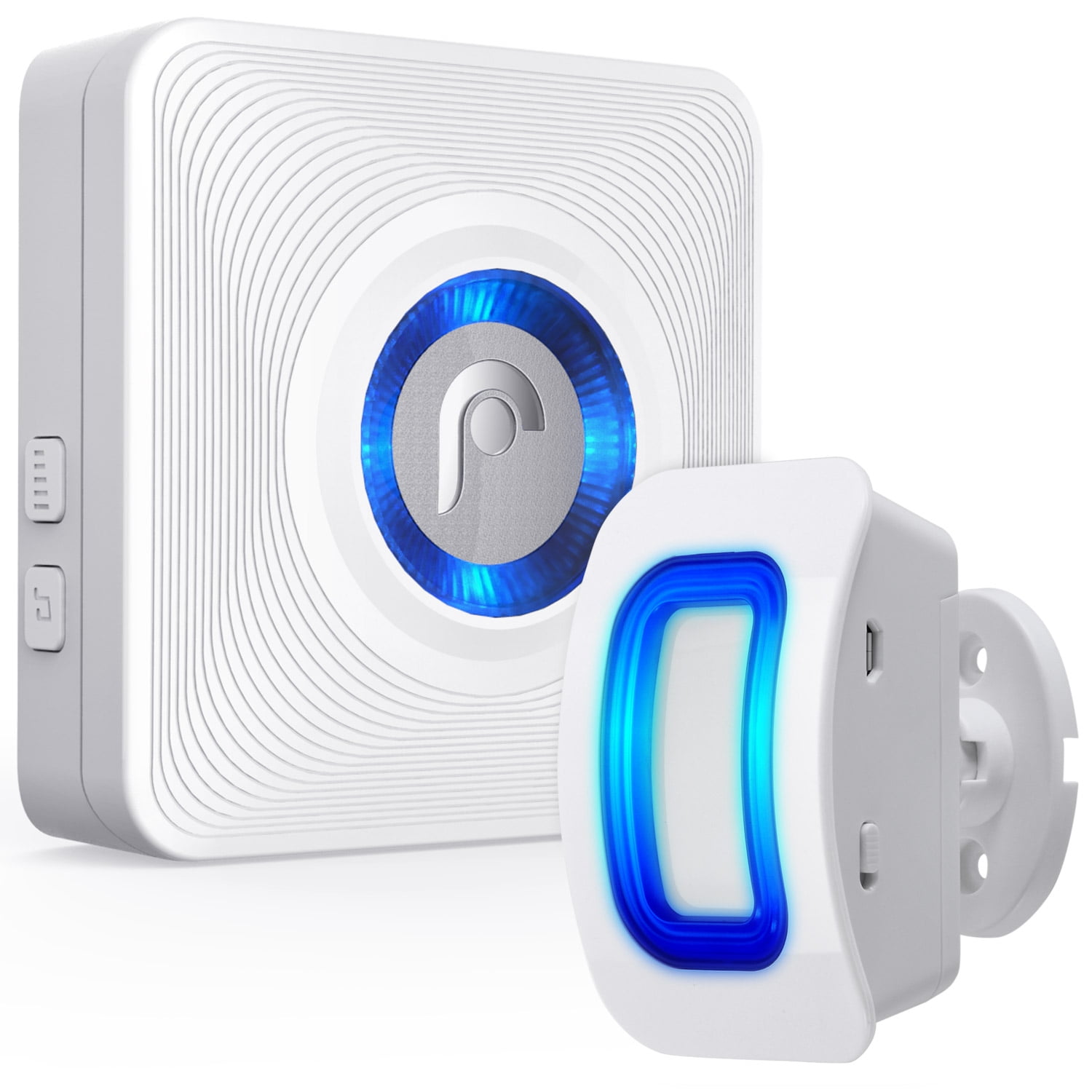 Fosmon WaveLink Wireless Motion Sensor Alarm, 500FT Battery Operated Motion Detector Alarm With Plug In Receiver, Weather Resistant Driveway Alarm, Indoor Outdoor Door Chime For Business, Store, Home
