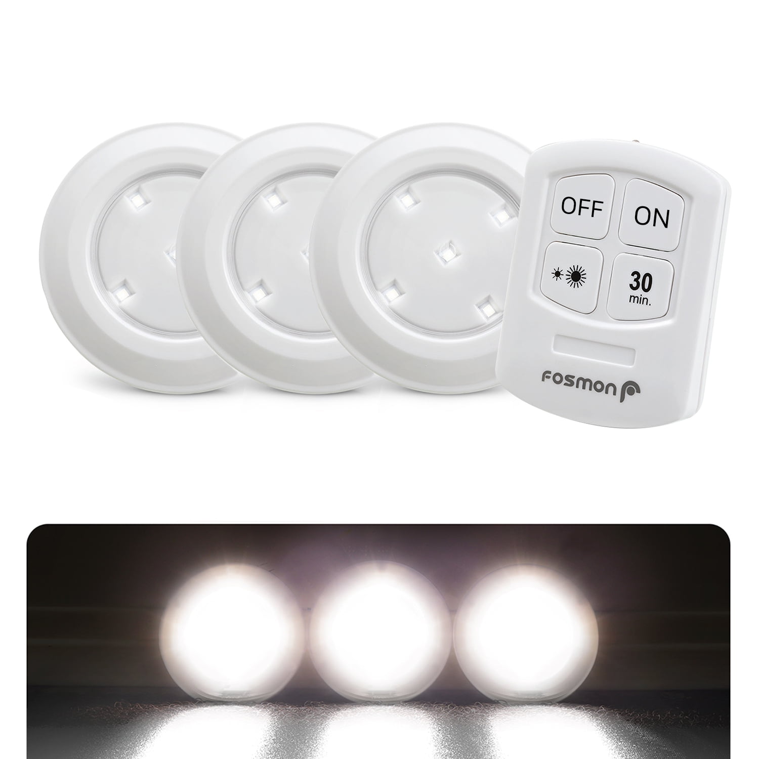 https://i5.walmartimages.com/seo/Fosmon-Wireless-LED-Puck-Light-3-Pack-Remote-Control-Under-Cabinet-Lighting-5-Daylight-White-LED-Wide-Floodlight-Tap-Style-30-Minute-Timer-Battery-Op_5a8db0aa-e8c7-45f1-b975-447828420ef3.058748d1fd90535970f729e178d252c3.jpeg