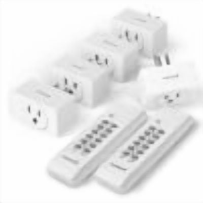 Fosmon Wireless Remote Control Electrical Outlet Switch (5 Pack + 2 Remotes) -ETL Listed, (15A, 125V 1800W) Remote Light Switch Outlet Plug for Lamp, Lights, Fans, Household Appliances, Expandable