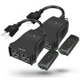 thumbnail image 1 of Fosmon Wireless Remote Control Outlet (2 Outlets, 80 Feet Range) ETL Listed (2 Packs), Water Resistant Electrical Remote Outlet for Outdoor Lights, Kitchen Appliances & Household Appliances, 1 of 9