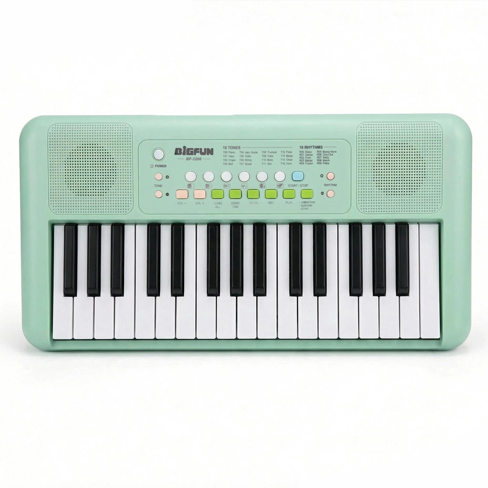 Fosoundpro 32-Keys Piano Keyboard, Portable Electric Piano for Toddler, Music Educational Instrument Toy Gifts for 3-7 Years Old Boys Girls