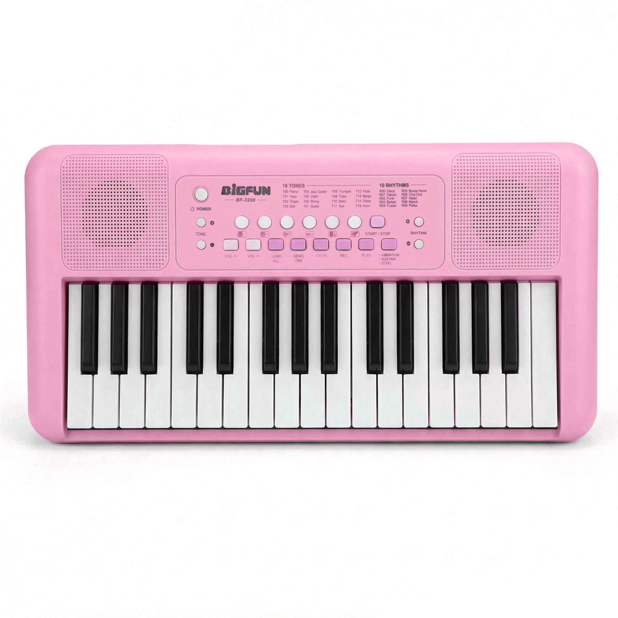 Fosoundpro 32-Keys Piano Keyboard, Portable Electric Piano for Toddler, Music Educational Instrument Toy Gifts for 3-7 Years Old Boys Girls