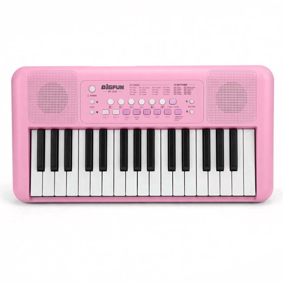 Fosoundpro 32-Keys Piano Keyboard, Portable Electric Piano for Toddler, Music Educational Instrument Toy Gifts for 3-7 Years Old Boys Girls