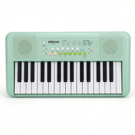 Fosoundpro 32-Keys Piano Keyboard, Portable Electric Piano for Toddler, Music Educational Instrument Toy Gifts for 3-7 Years Old Boys Girls