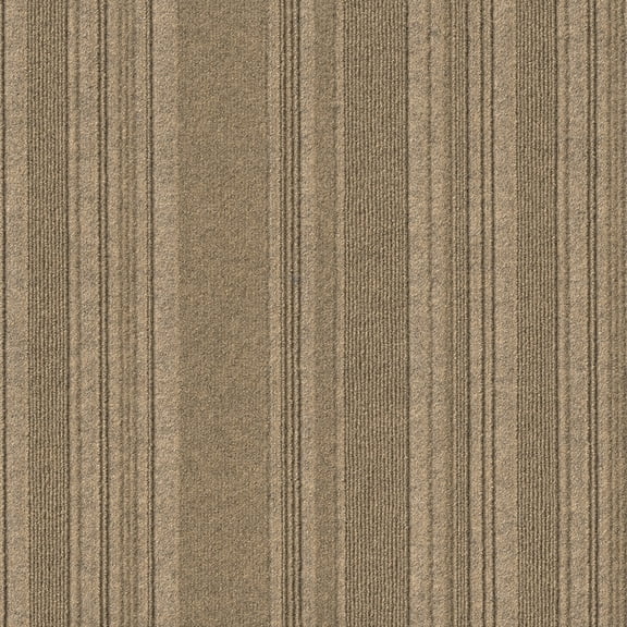 Foss Chestnut 24" x 24" Waterproof Carpet Tile, 60 sq. ft. Coverage Area for Concrete, 15 Pieces