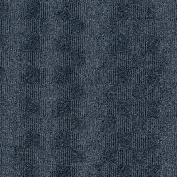Foss Floors Denim Blue 24'’ x 24’' Indoor/Outdoor Masonry Carpet Tile 60 sq ft 15 Piece