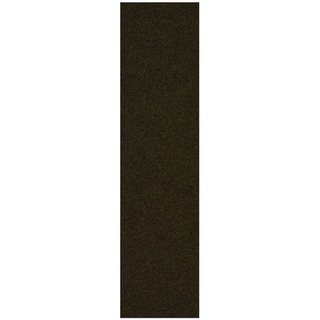 Foss Floors Mocha 36'’ x 9’' Peel and Stick Accent Indoor/Outdoor Carpet Tile Plank 8 Piece