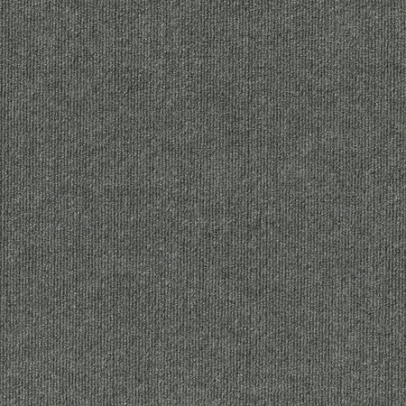 Foss Floors Riverfront Smoke 18" x 18" Waterproof Indoor/Outdoor Carpet Tile, 16 Pieces