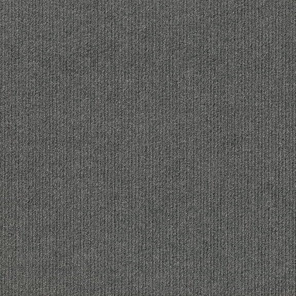 Foss Floors Sky Grey 24" x 24" Waterproof Carpet Tile 15 Pieces