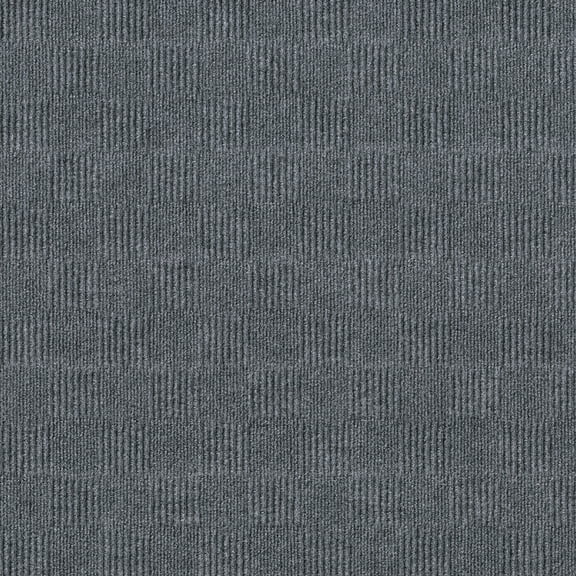 Foss Floors Sky Grey 24" x 24" Waterproof Carpet Tile 60 sq. ft. Area for Concrete 15 Pieces
