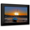 thumbnail image 1 of Fossey, George 18x13 Black Modern Framed Museum Art Print Titled - SUNSET BOAT II, 1 of 5