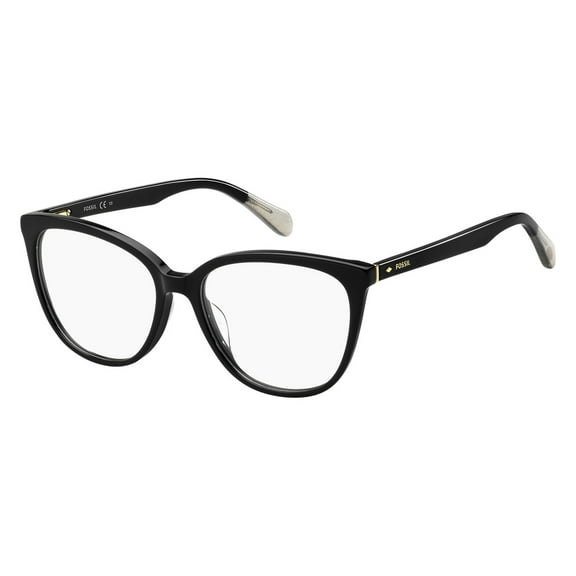 Fossil 7051 Full Rim Cat Eye/Butterfly Black Eyeglasses