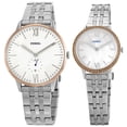 thumbnail image 1 of Fossil Andy and Addison His and Her Set Quartz Silver Dial Unisex Watch FS5562SET, 1 of 7