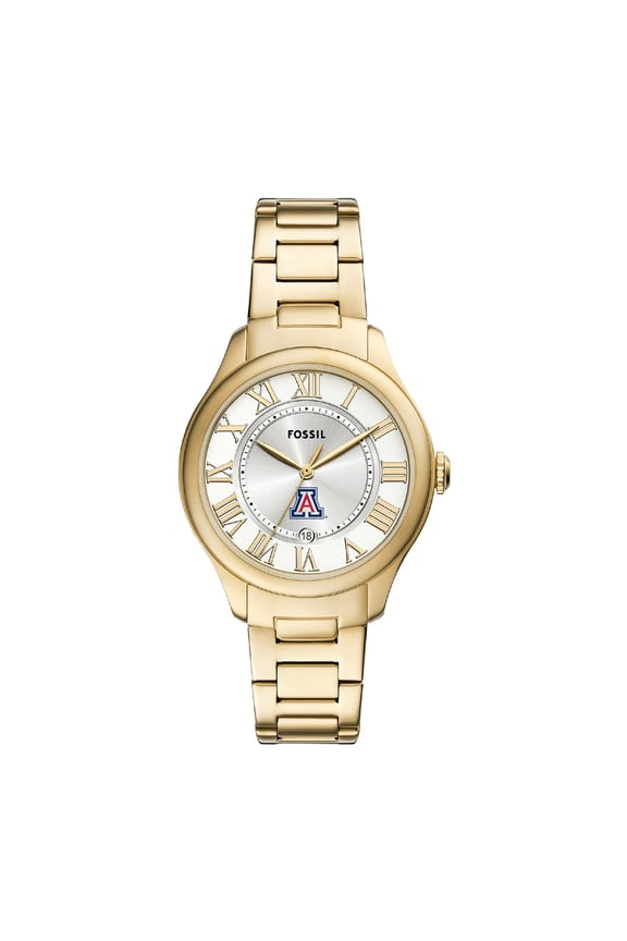 Arizona Wildcats Gilmore Gold Stainless Steel Watch