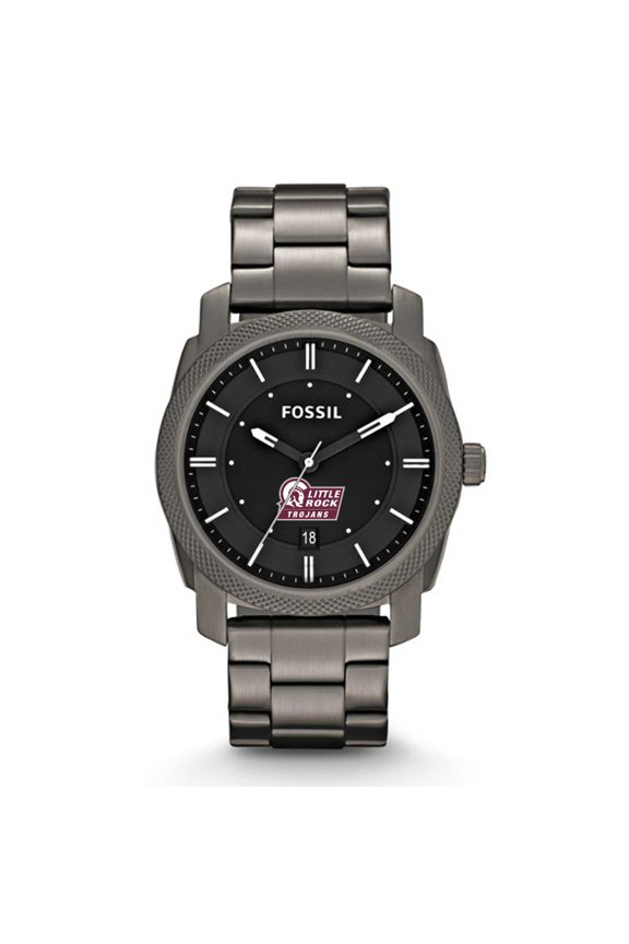 Arkansas Little Rock Trojans Machine Smoke Stainless Steel Watch