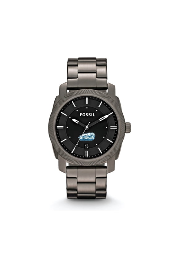 Assumption Greyhounds Machine Smoke Stainless Steel Watch
