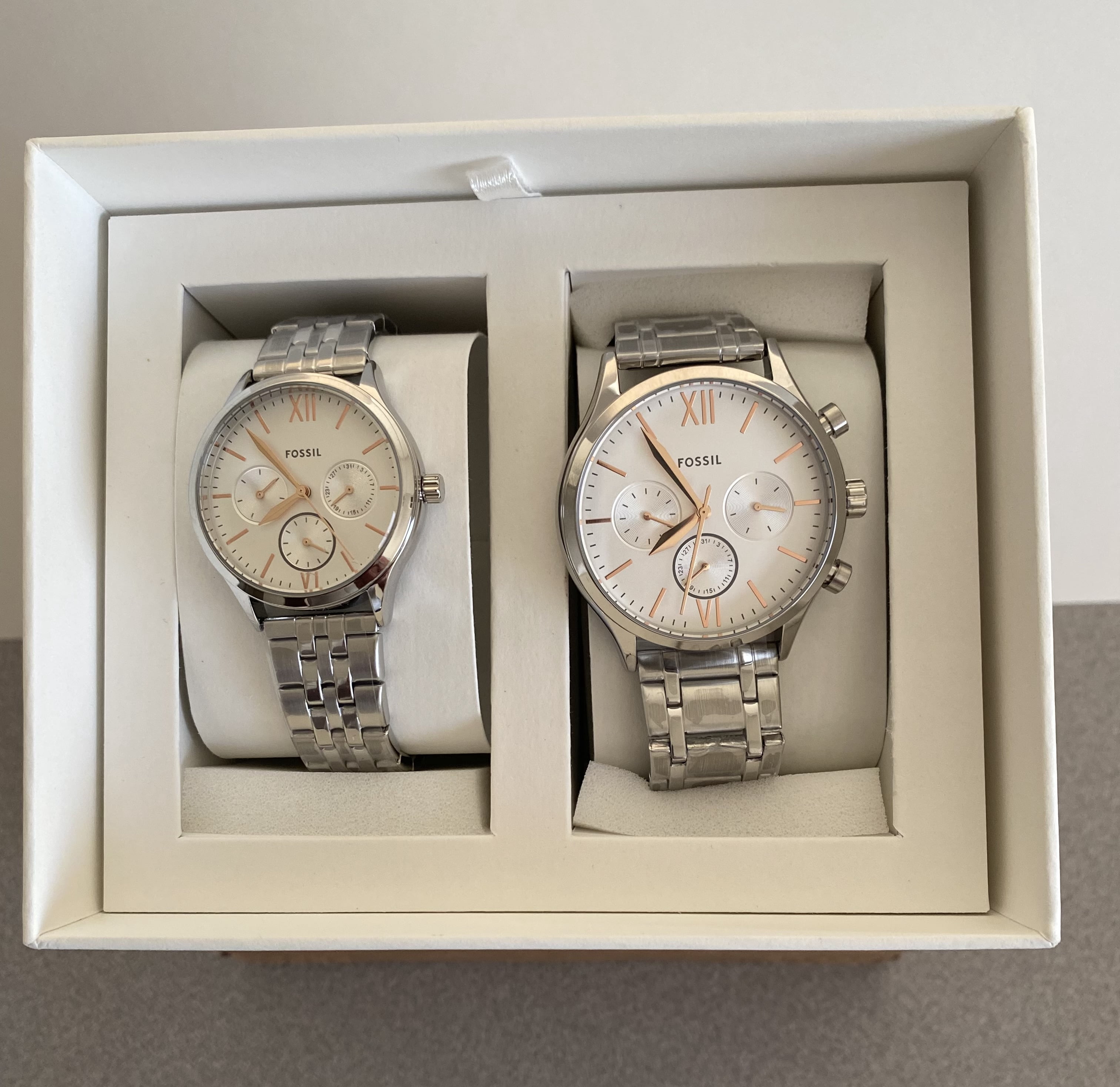Fossil BQ2468Set His and Her Fenmore Midsize Multifunction