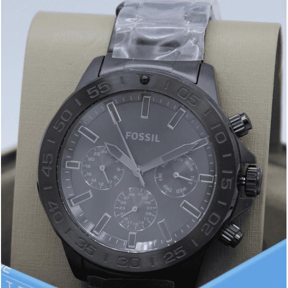 Fossil Bannon Multifunction Black Chronograph BQ2587 Men's Watch ...