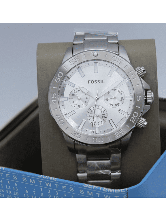 Bannon Multifunction Chronograph Silver BQ2490 Men's Watch