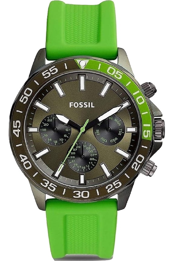 Bannon Multifunction Green Silicone Watch BQ2501