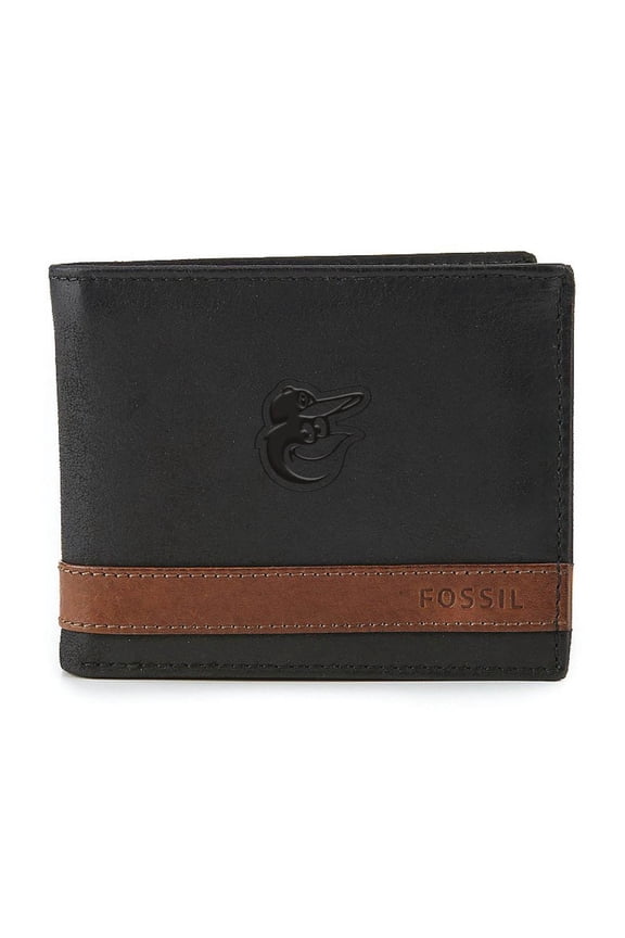 Black Baltimore Orioles Quinn Flip ID Bifold Wallet