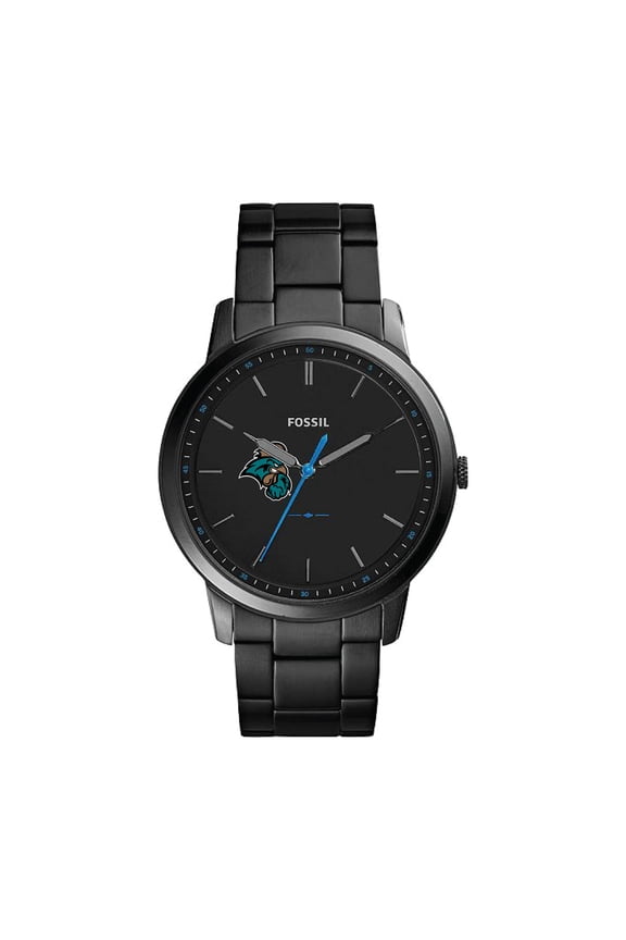 Black Coastal Carolina Chanticleers The Minimalist Slim Stainless Steel Watch
