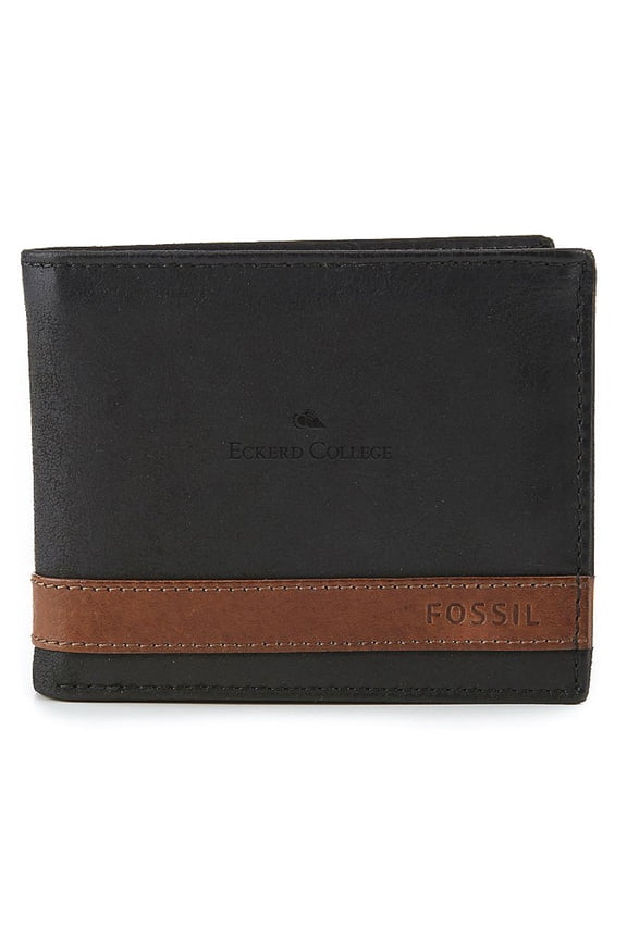 Black Eckerd Tritons Quinn Flip ID Bifold Wallet