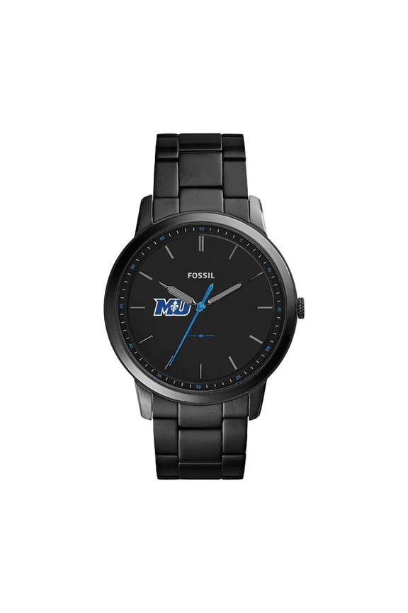 Black Marymount Saints The Minimalist Slim Stainless Steel Watch