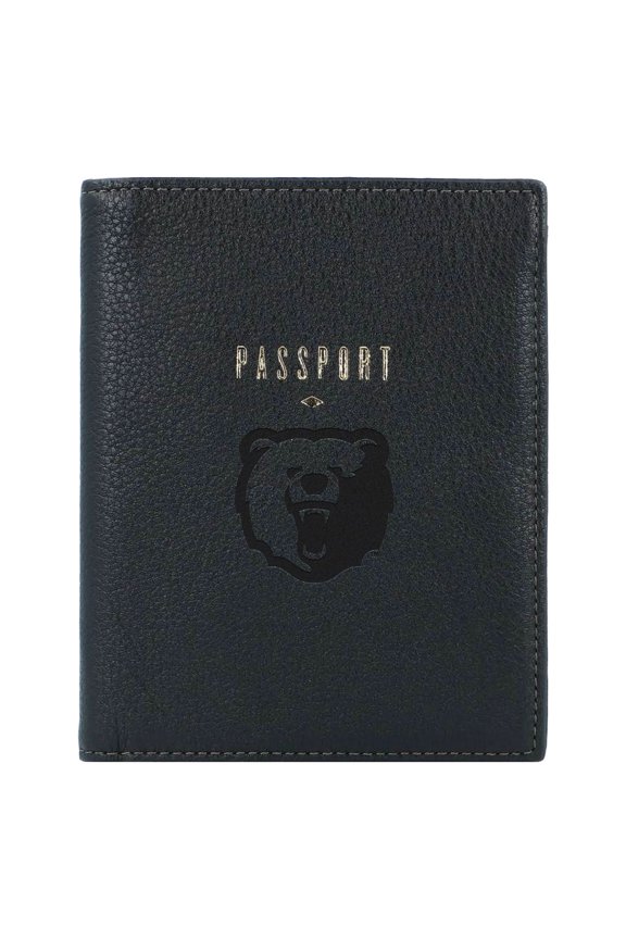 Black Morgan State Bears Travel RFID Passport Case