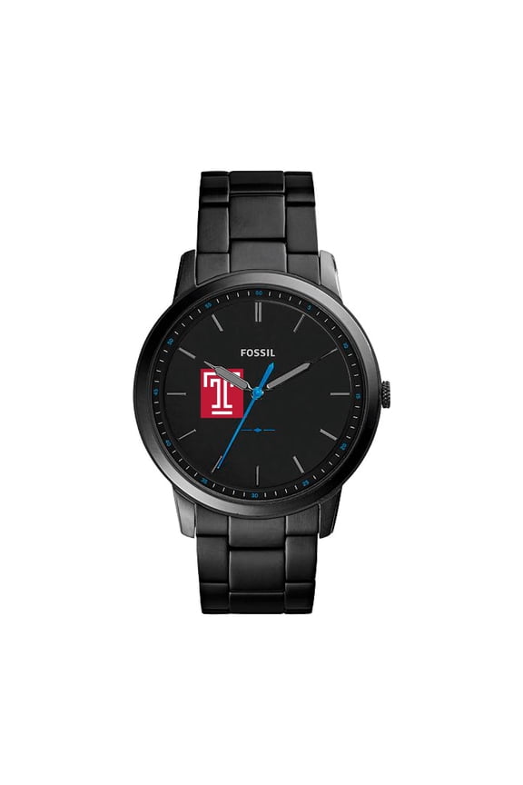Black Temple Owls The Minimalist Slim Stainless Steel Watch