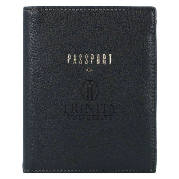 Fossil Black Trinity Tigers Travel RFID Passport Case