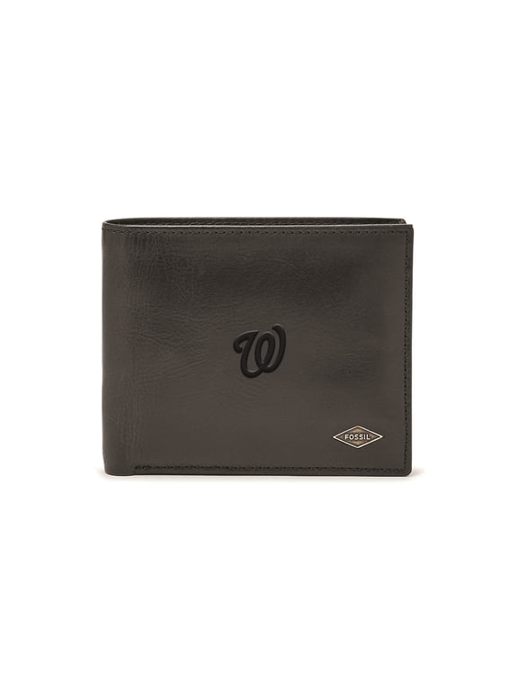 Black Washington Nationals Ryan RFID Passcase Wallet