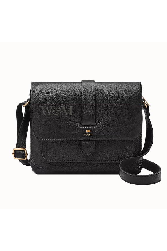 Black William & Mary Tribe Kinley Leather Small Crossbody Bag