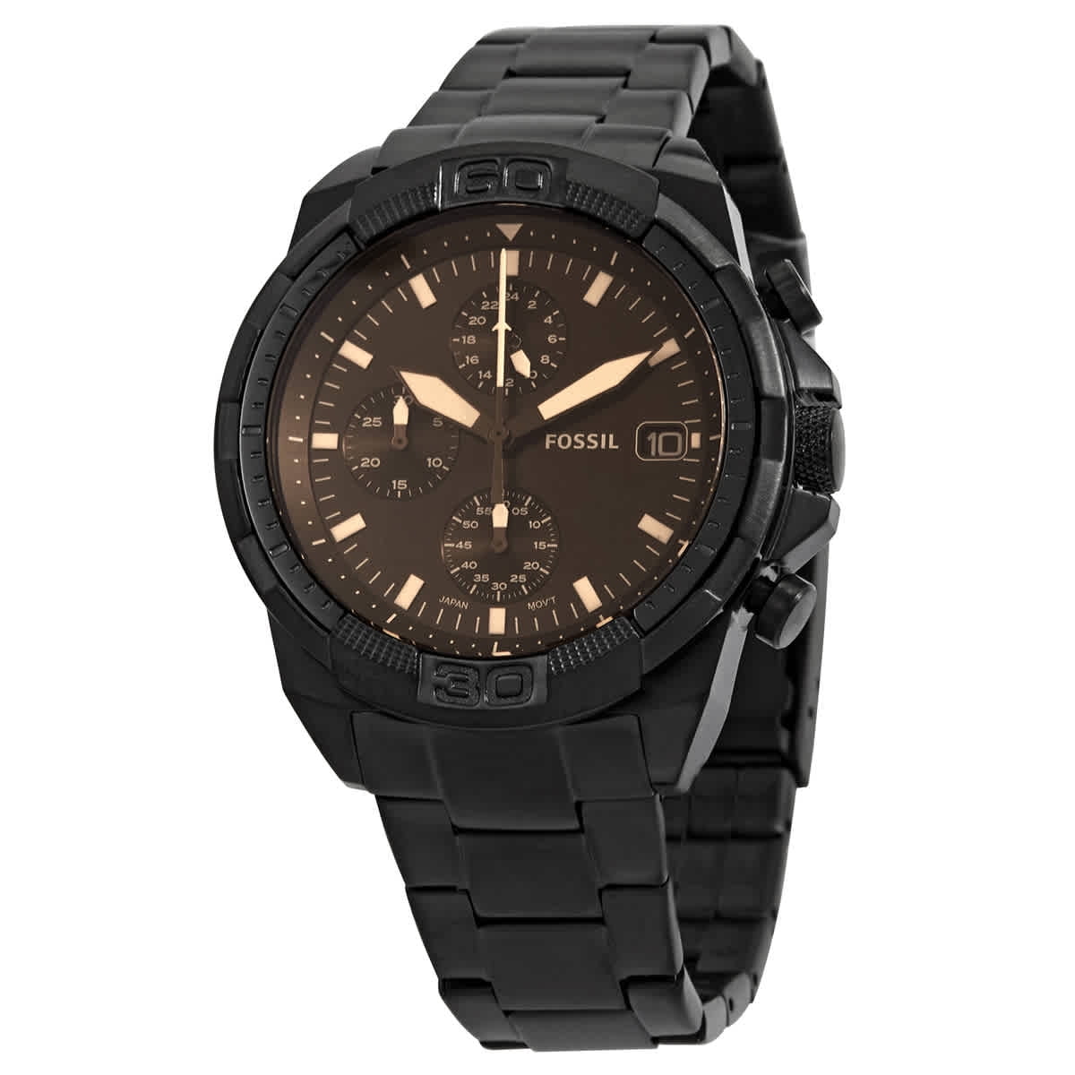 Fossil Bronson Chronograph Quartz Black Dial Men's Watch FS5712