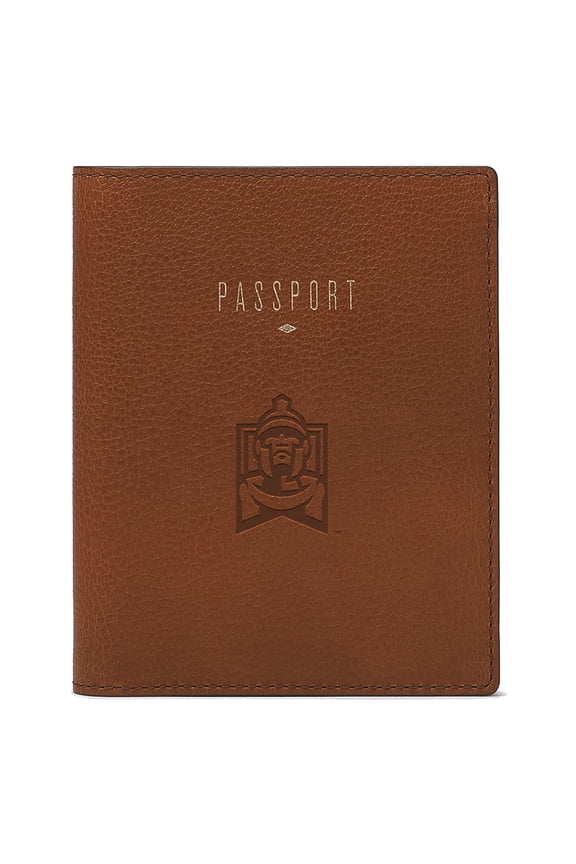 Brown East Stroudsburg Warriors Travel RFID Passport Case