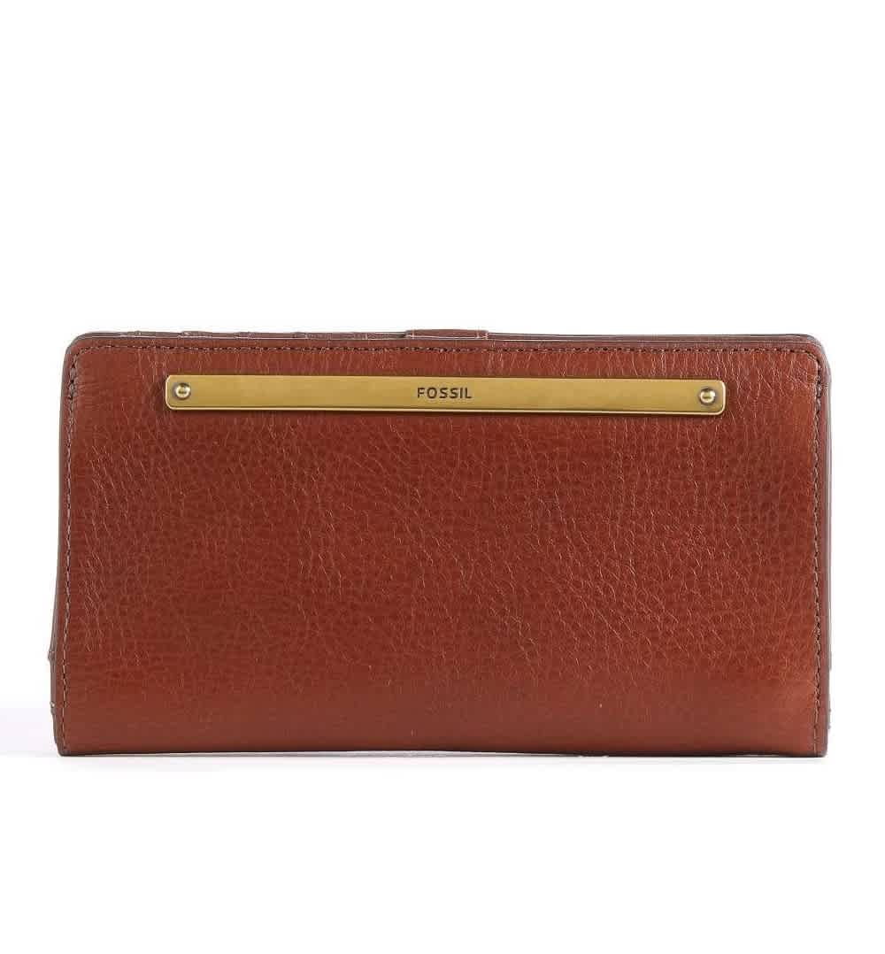 Fossil Brown Liza Slim Bifold Wallet for Women Martinique Ubuy