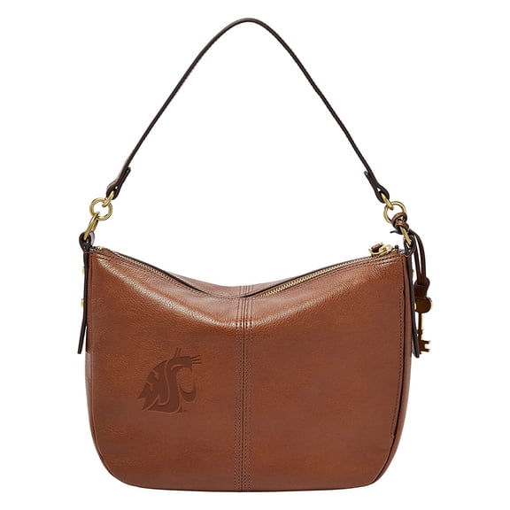 Fossil Brown Washington State Cougars Jolie Crossbody Bag
