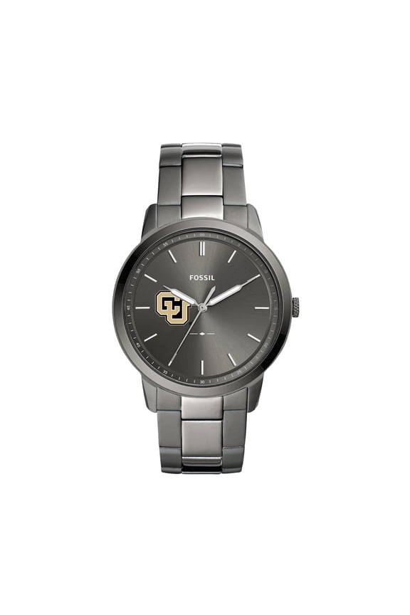 CU Denver Lynx The Minimalist Three-Hand Smoke Watch