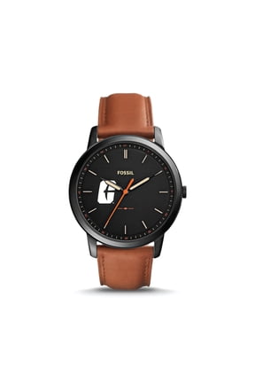 Charlotte 49ers The Minimalist Slim Light Brown Leather Watch